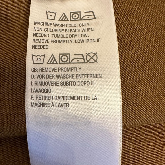 Logo open vest. Olive green and lavender. Size XS. - Picture 13 of 14